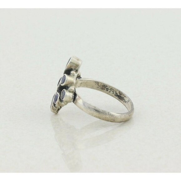 Sterling Silver Purple Amethyst Ring size 9 1/4 - Picture 6 of 7